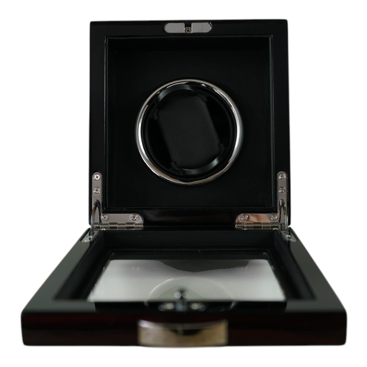 CAJA WATCH WINDER MADERA 1 RELOJ EXHIBIDOR LUJO - 3