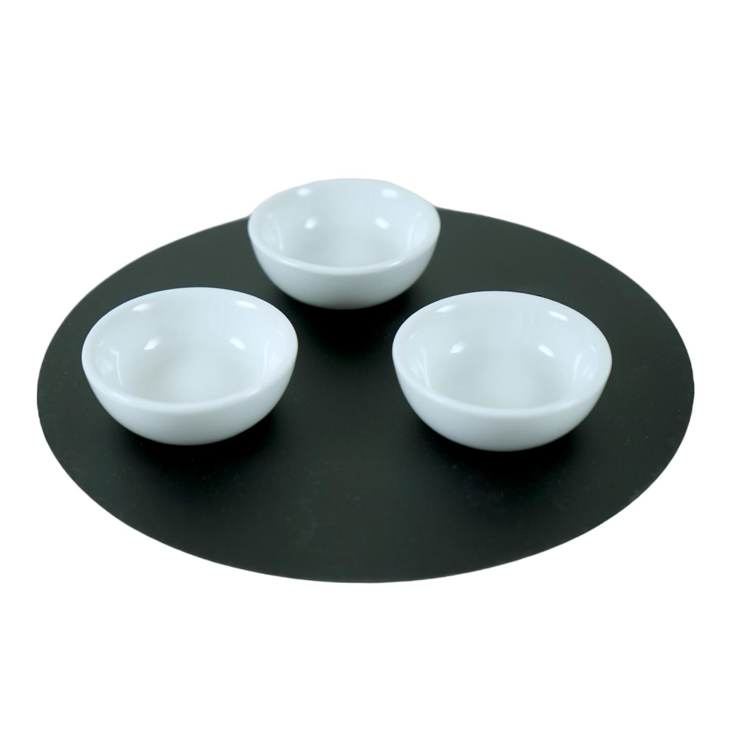 SET 24 POCILLOS MANTEQUILLA CERAMICA 5 CM DIAMETRO - 5