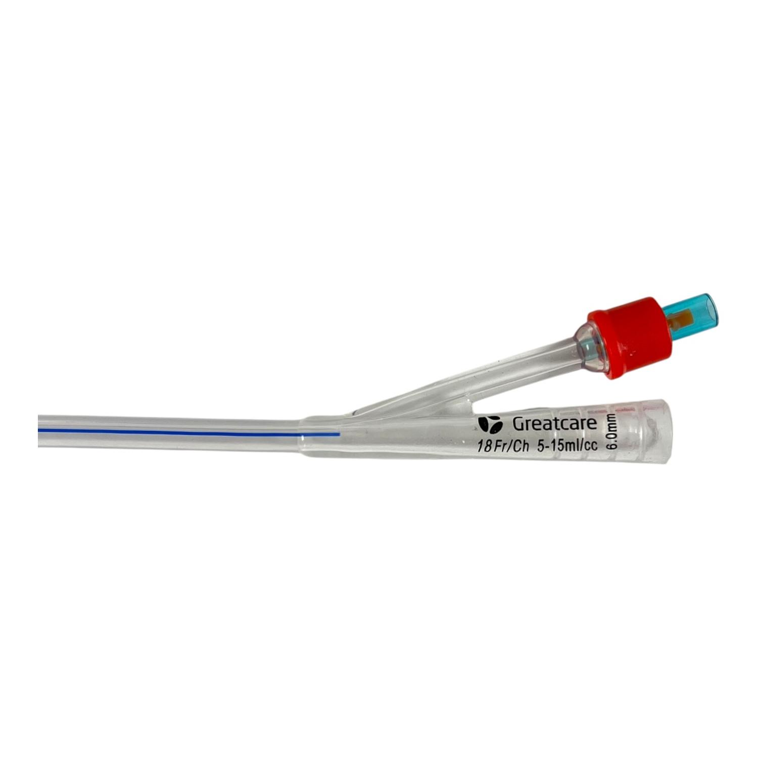 SONDA FOLEY 2 VIAS 18 FR 100% SILICONA CON BALON X 10 UN - 2