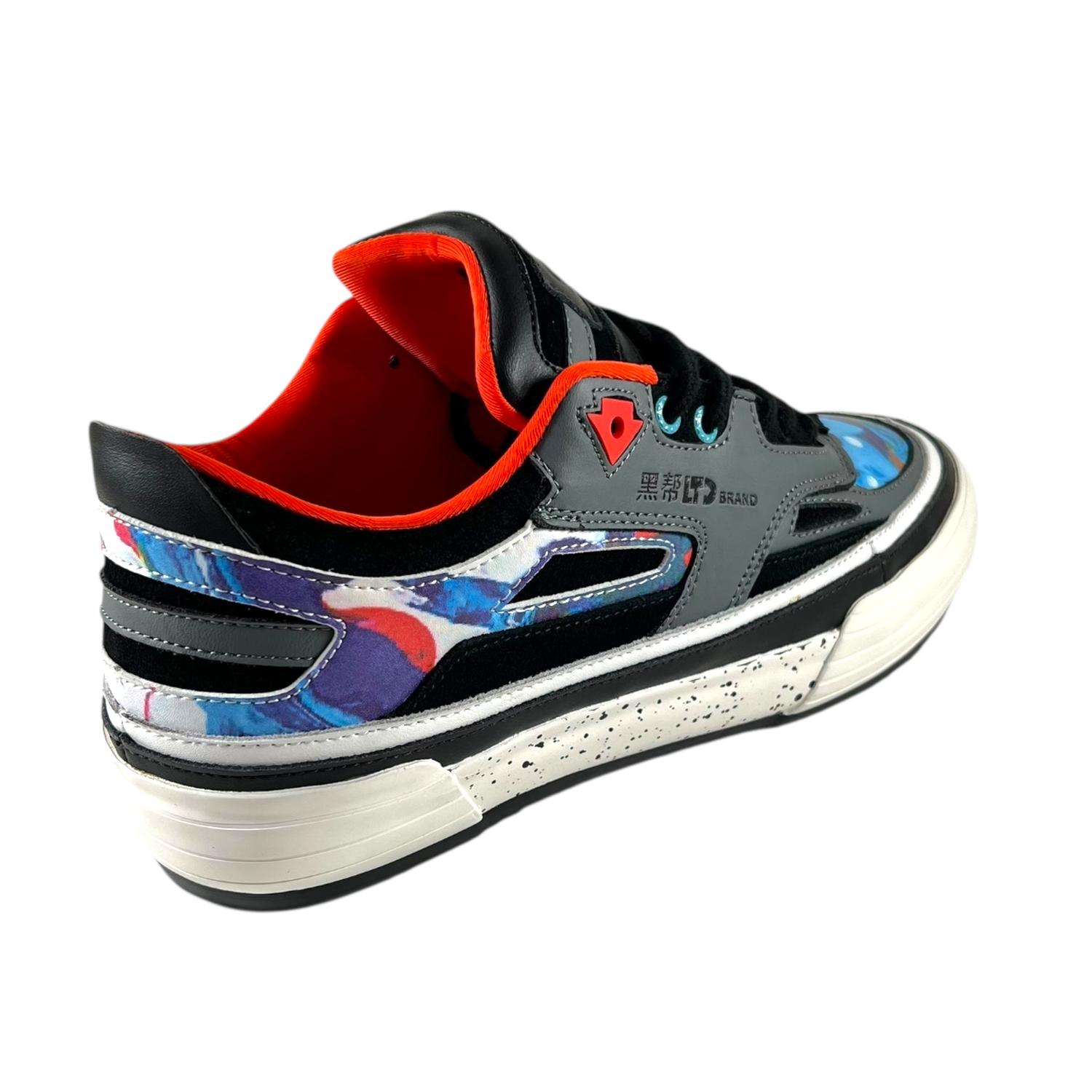ZAPATILLA URBANA GLTD SHARP GRIS CUERO PREMIUM - 2