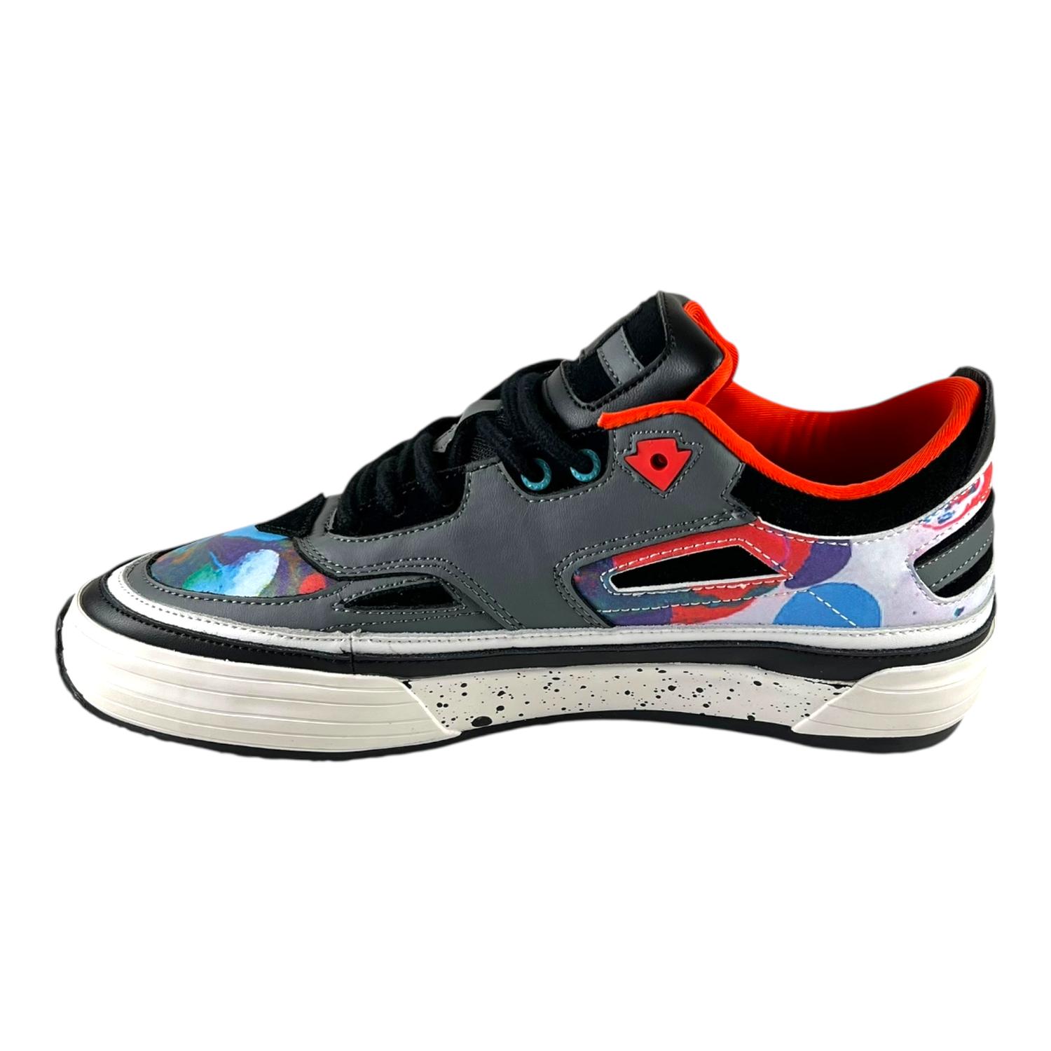 ZAPATILLA URBANA GLTD SHARP GRIS CUERO PREMIUM - 4