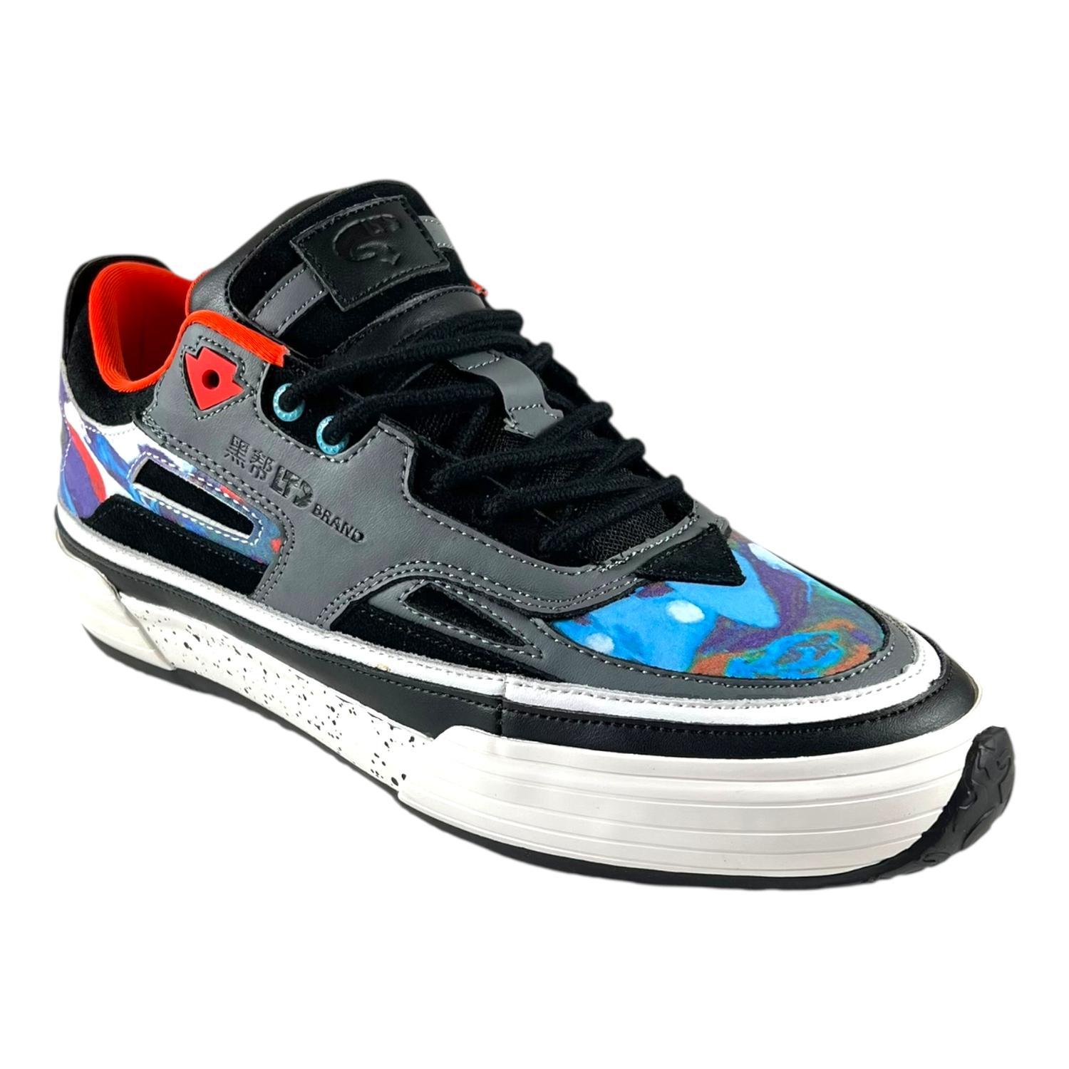 ZAPATILLA URBANA GLTD SHARP GRIS CUERO PREMIUM - 6