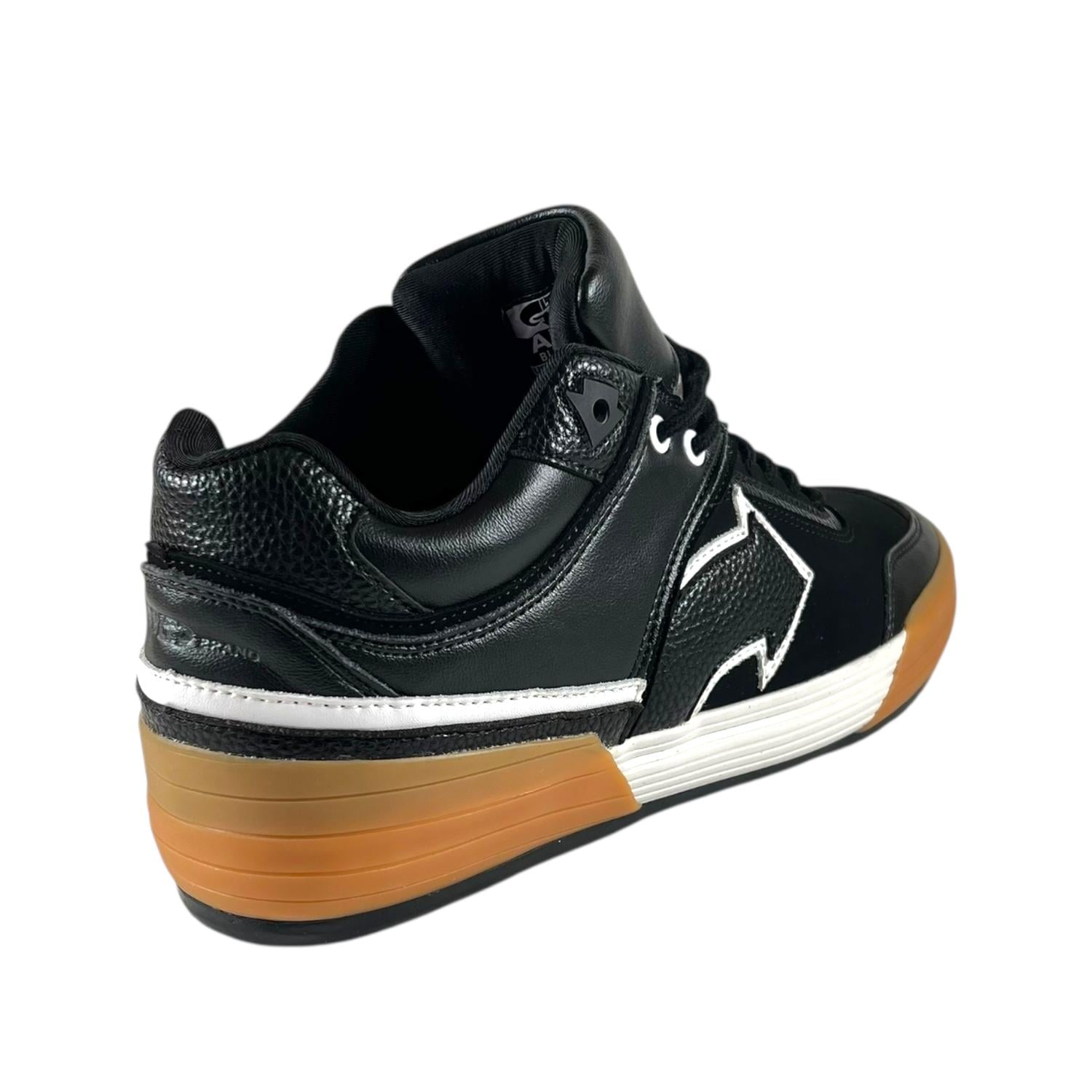 ZAPATILLA URBANA GLTD ARROW CUERO NEGRO PREMIUM - 2