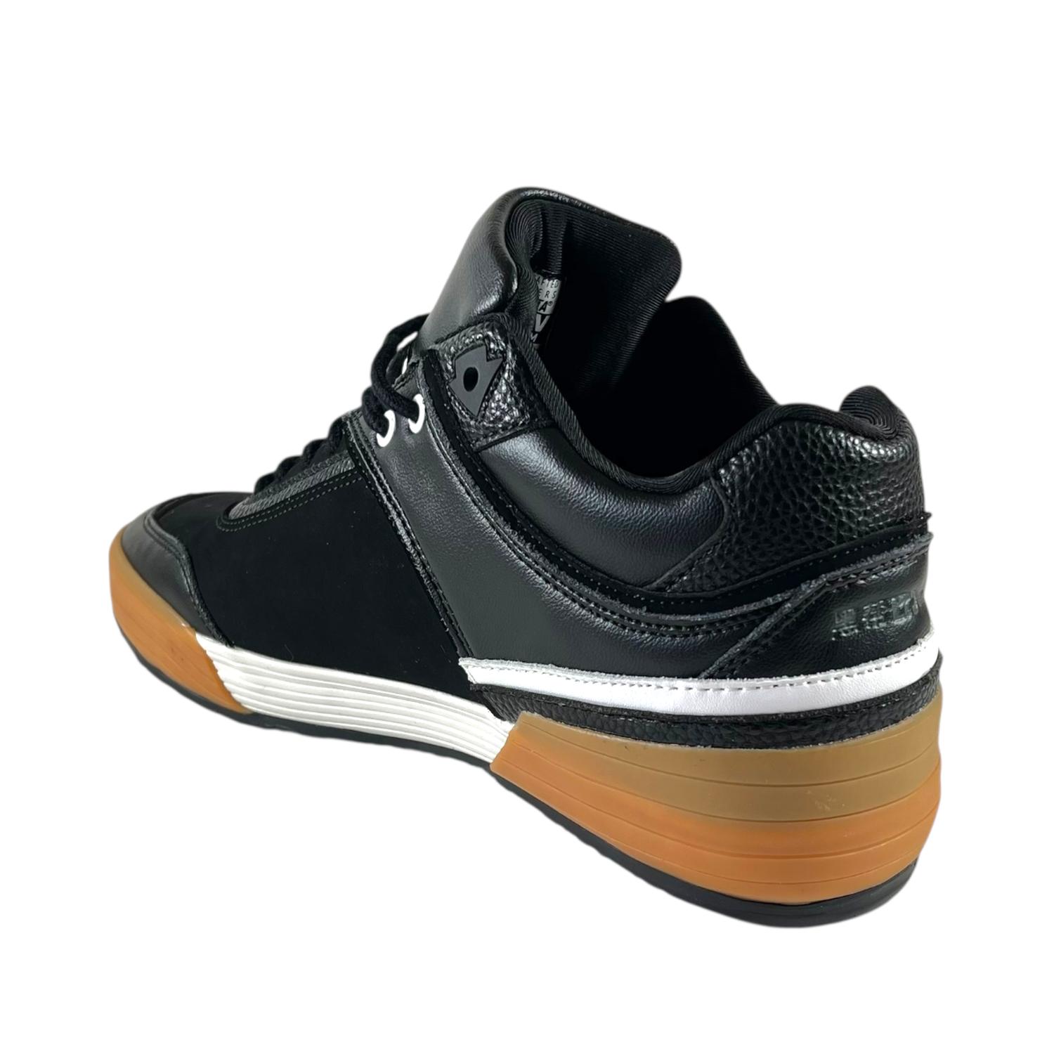 ZAPATILLA URBANA GLTD ARROW CUERO NEGRO PREMIUM - 3