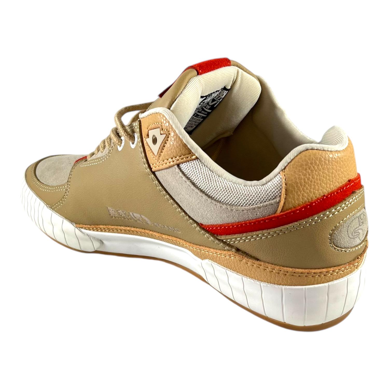 ZAPATILLA GLTD GROOVE BEIGE CUERO ESTILO URBANO - 3