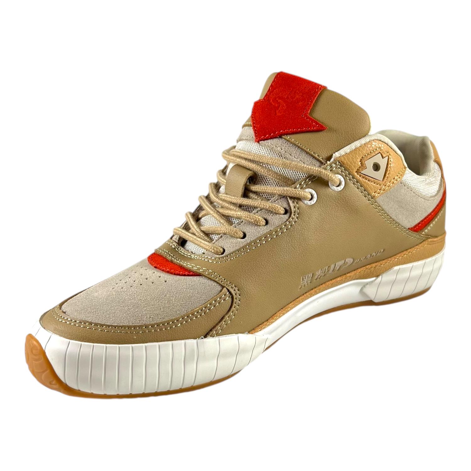 ZAPATILLA GLTD GROOVE BEIGE CUERO ESTILO URBANO - 5