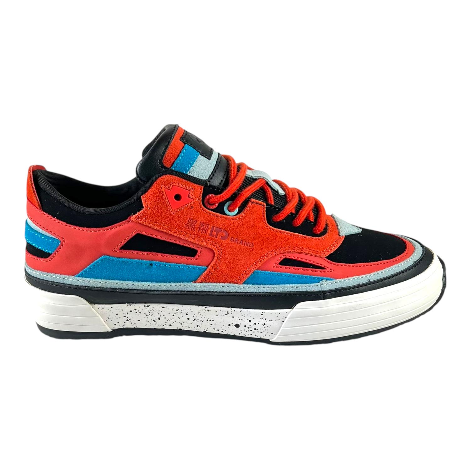 ZAPATILLA URBANA GLTD SHARP ROJA CUERO PREMIUM - 1