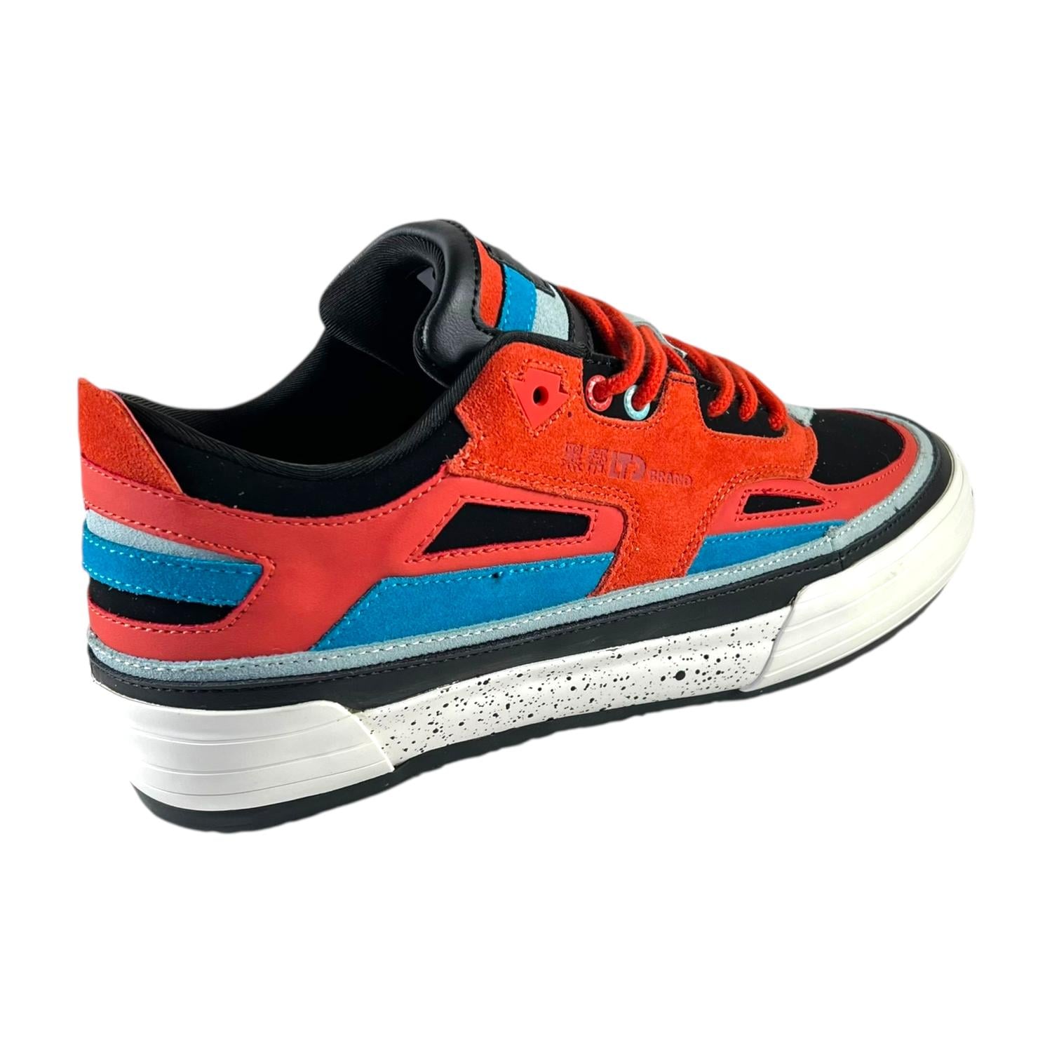 ZAPATILLA URBANA GLTD SHARP ROJA CUERO PREMIUM - 2