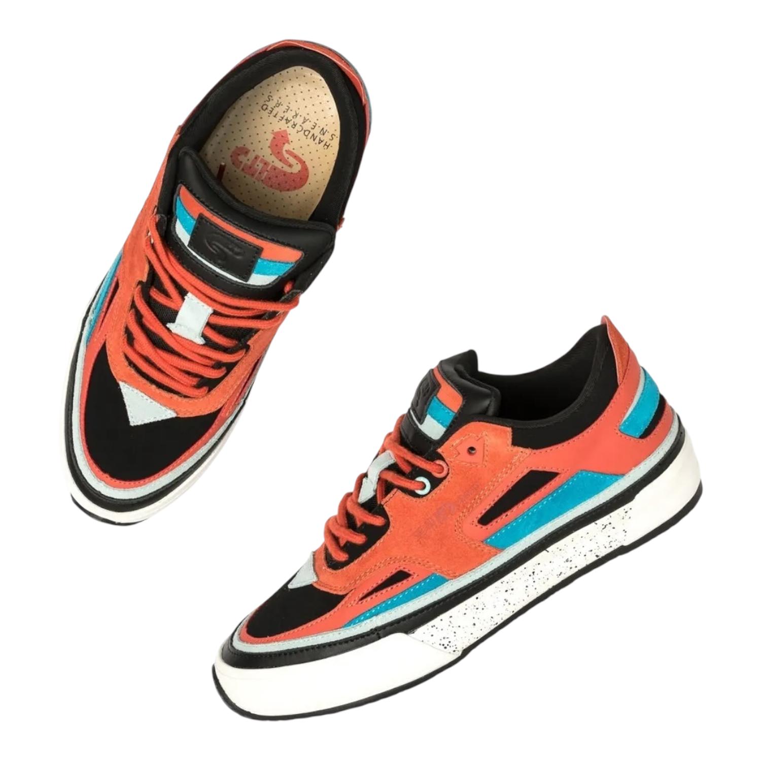 ZAPATILLA URBANA GLTD SHARP ROJA CUERO PREMIUM - 8