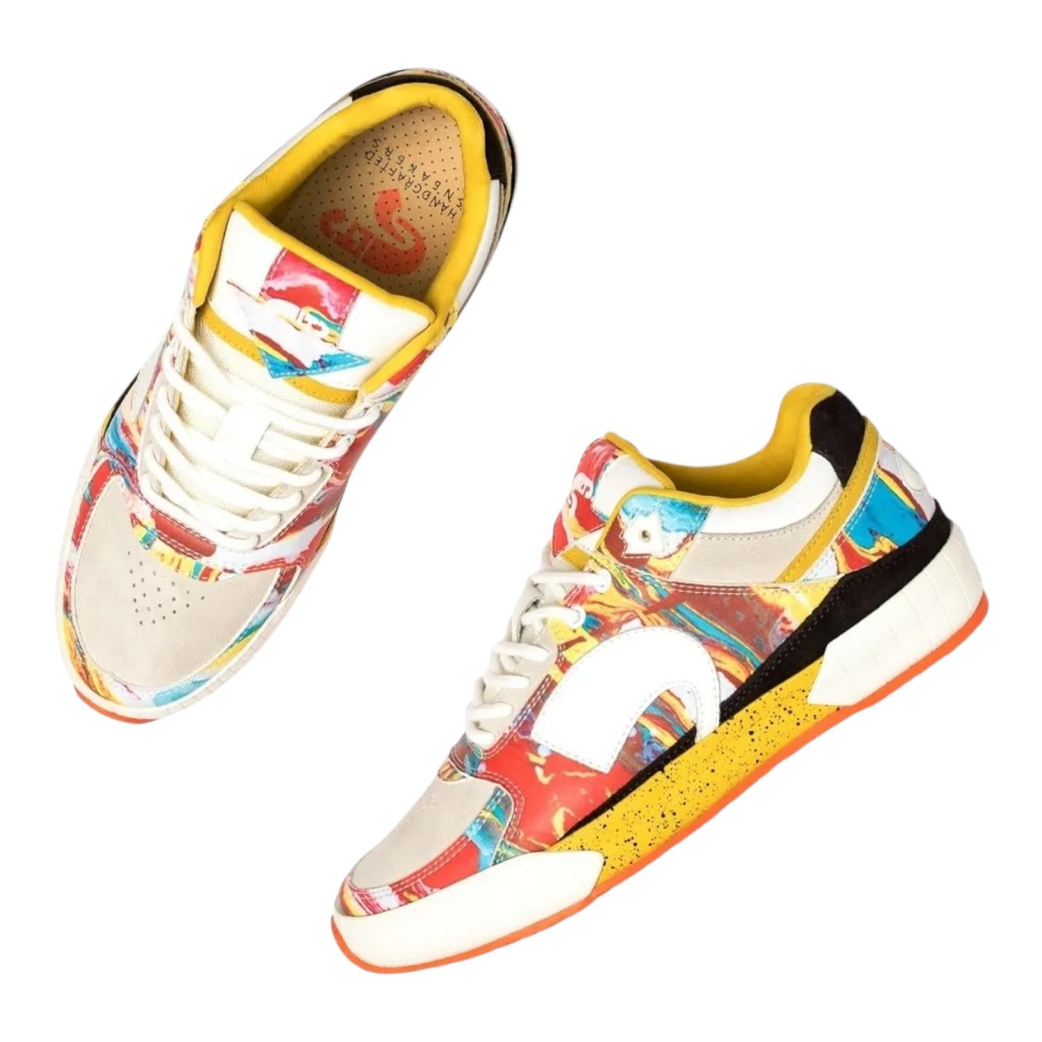 ZAPATILLA URBANA GLTD GROOVE SWIRL/YELLOW/WHITE - 8