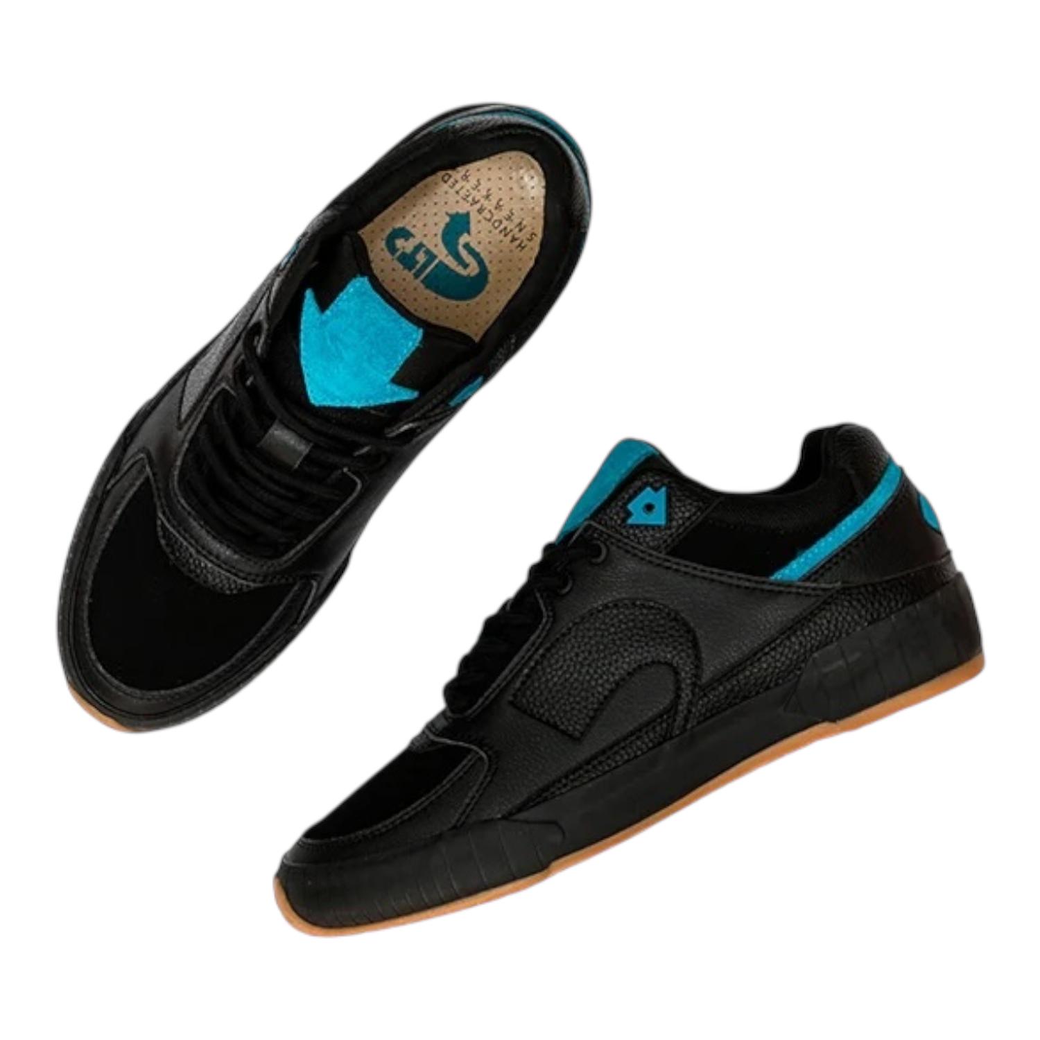ZAPATILLA GLTD GROOVE NEGRO CUERO ESTILO URBANO - 8