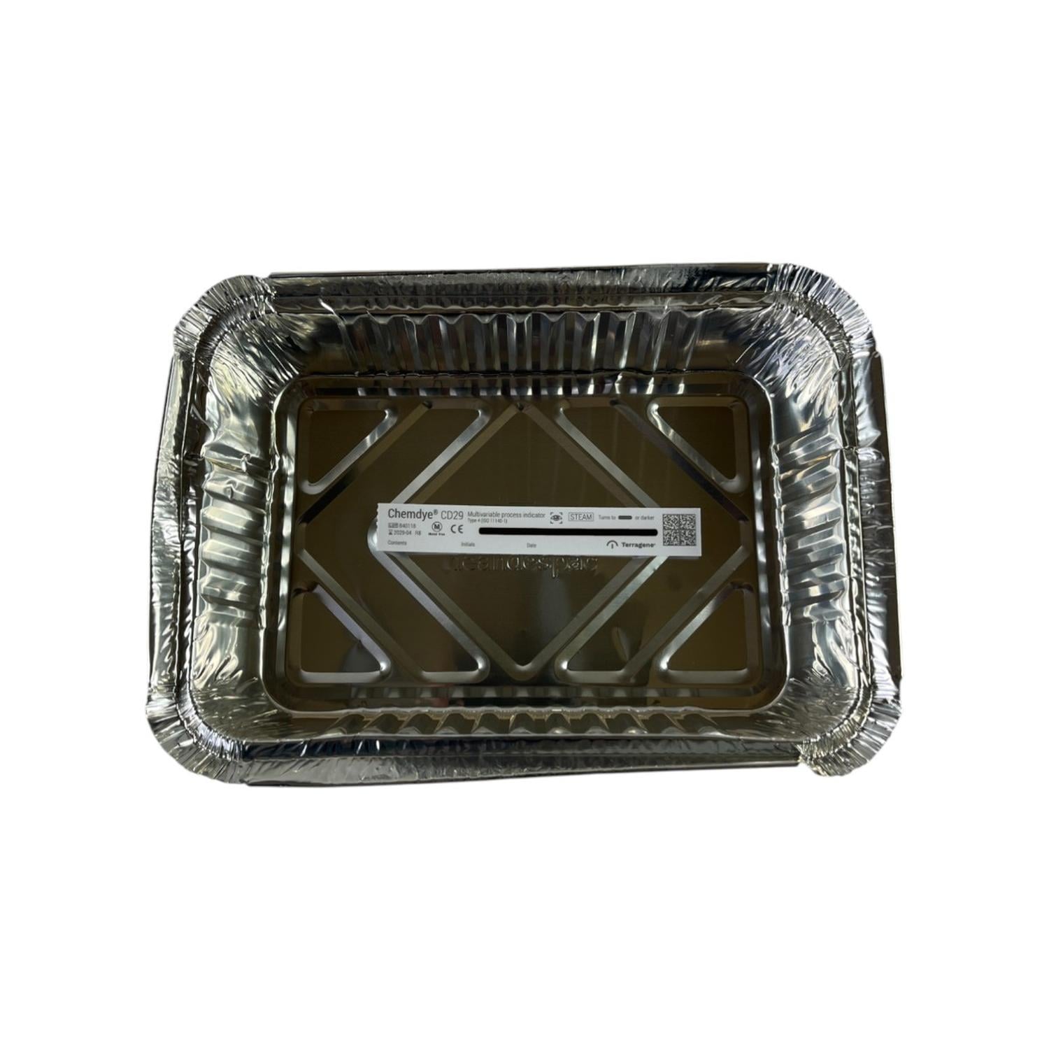 BANDEJA ALUMINIO ESTERILIZADA C30 14 X 19 CM PACK 10 UNIDADES - 1