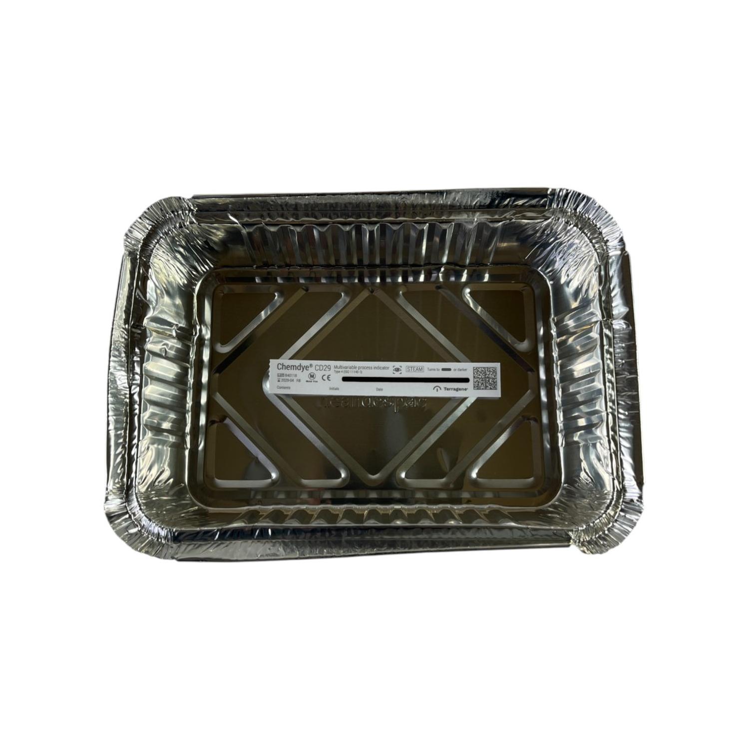 BANDEJA ALUMINIO ESTERILIZADA C30 14 X 19 CM PACK 50 UNIDADES - 3