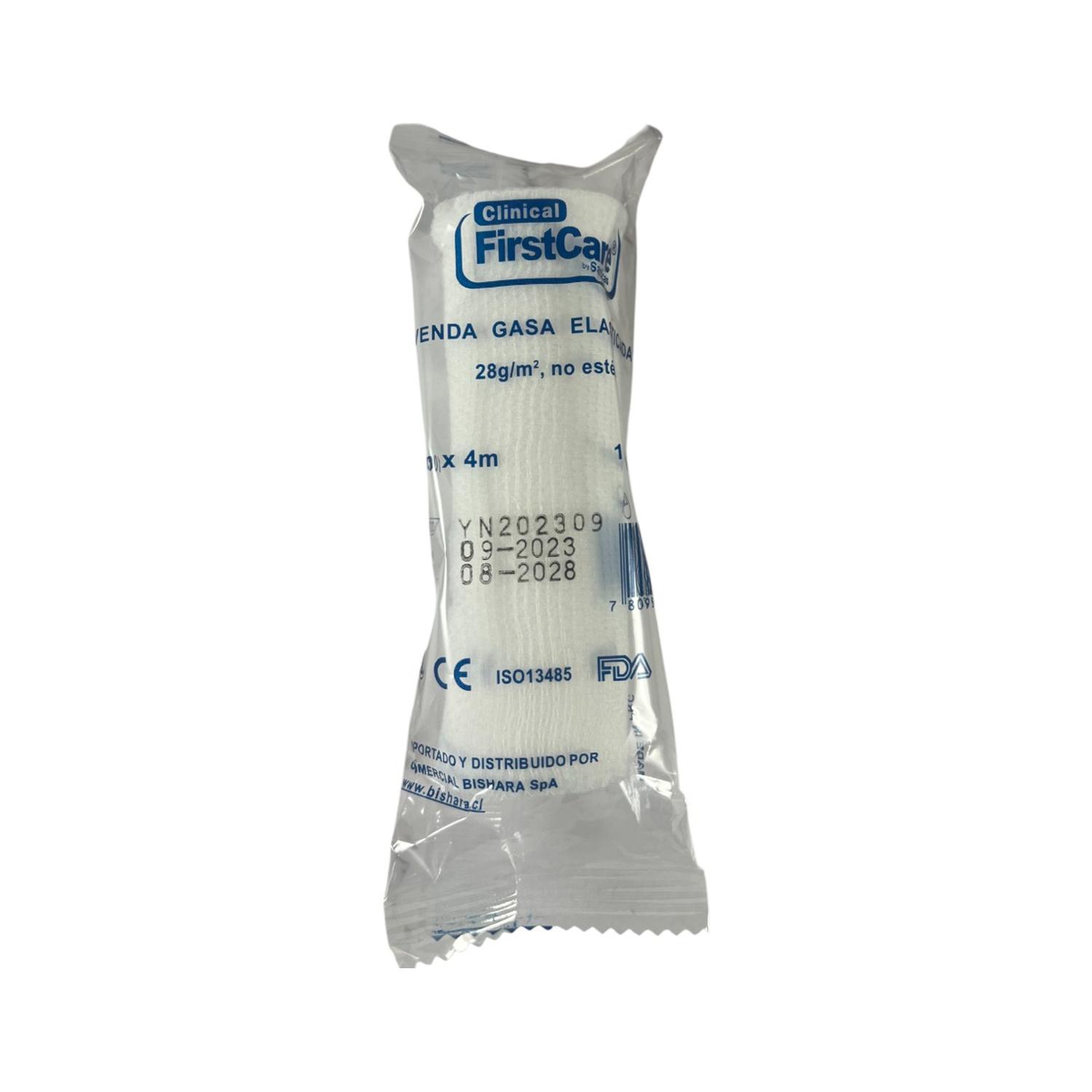 VENDA DE GASA ELASTICA 10 CM X 4 M PACK 24 UNIDADES - 1