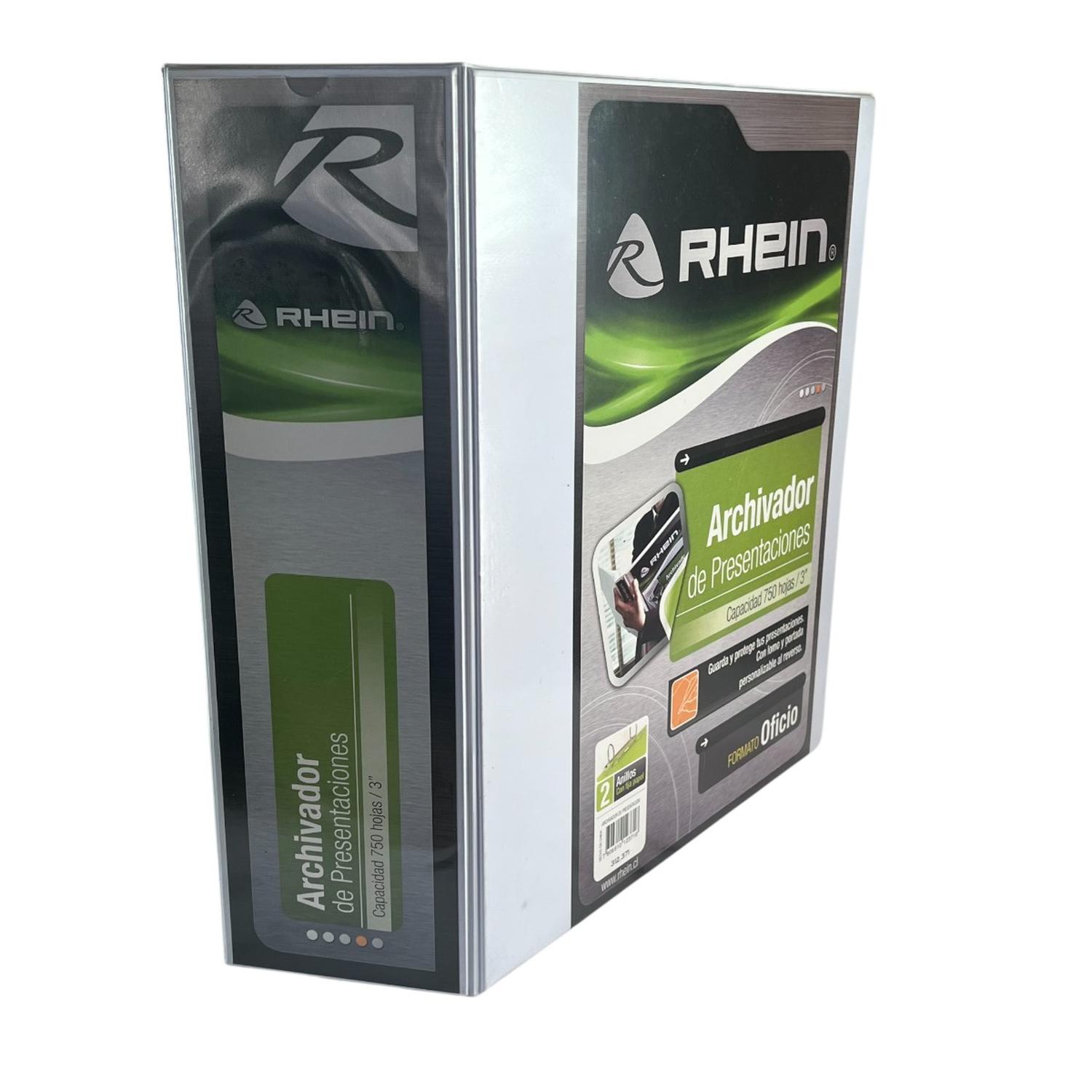 FLAT PARA ARCHIVADOR RHEIN OFICIO PACK 50 UNIDADES - 4