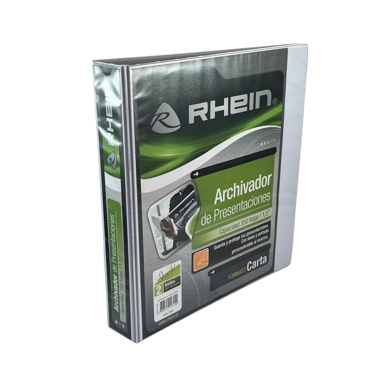 FLAT PARA ARCHIVADOR RHEIN CARTA PACK 50 UNIDADES - 3