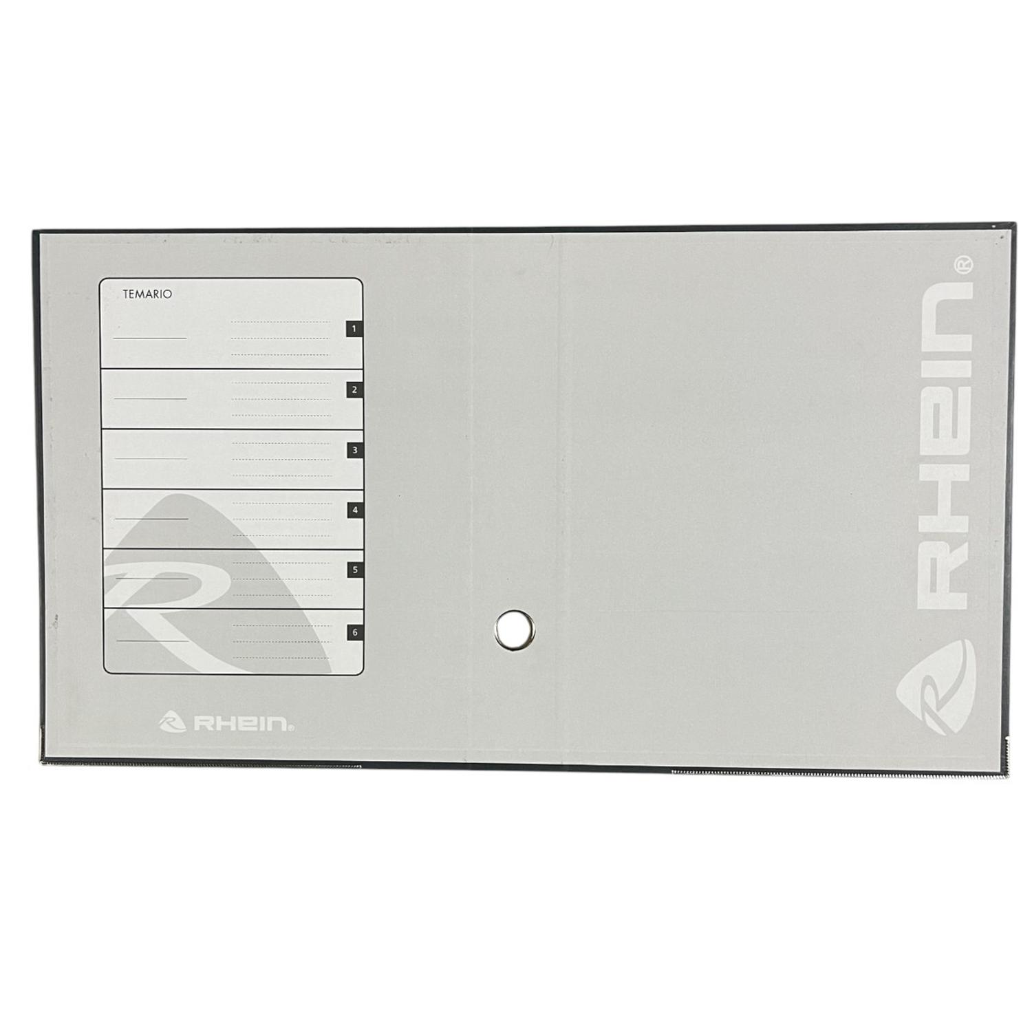 FLAT PARA ARCHIVADOR RHEIN RADO NEGRO PACK 50 UNIDADES - 3