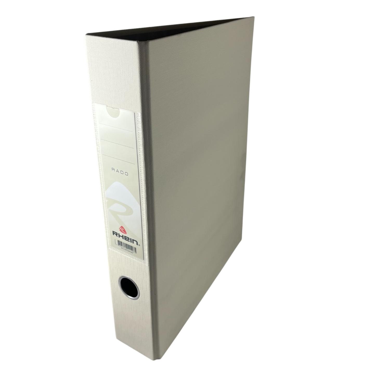 FLAT PARA ARCHIVADOR RHEIN RADO BEIGE PACK 50 UNIDADES - 2