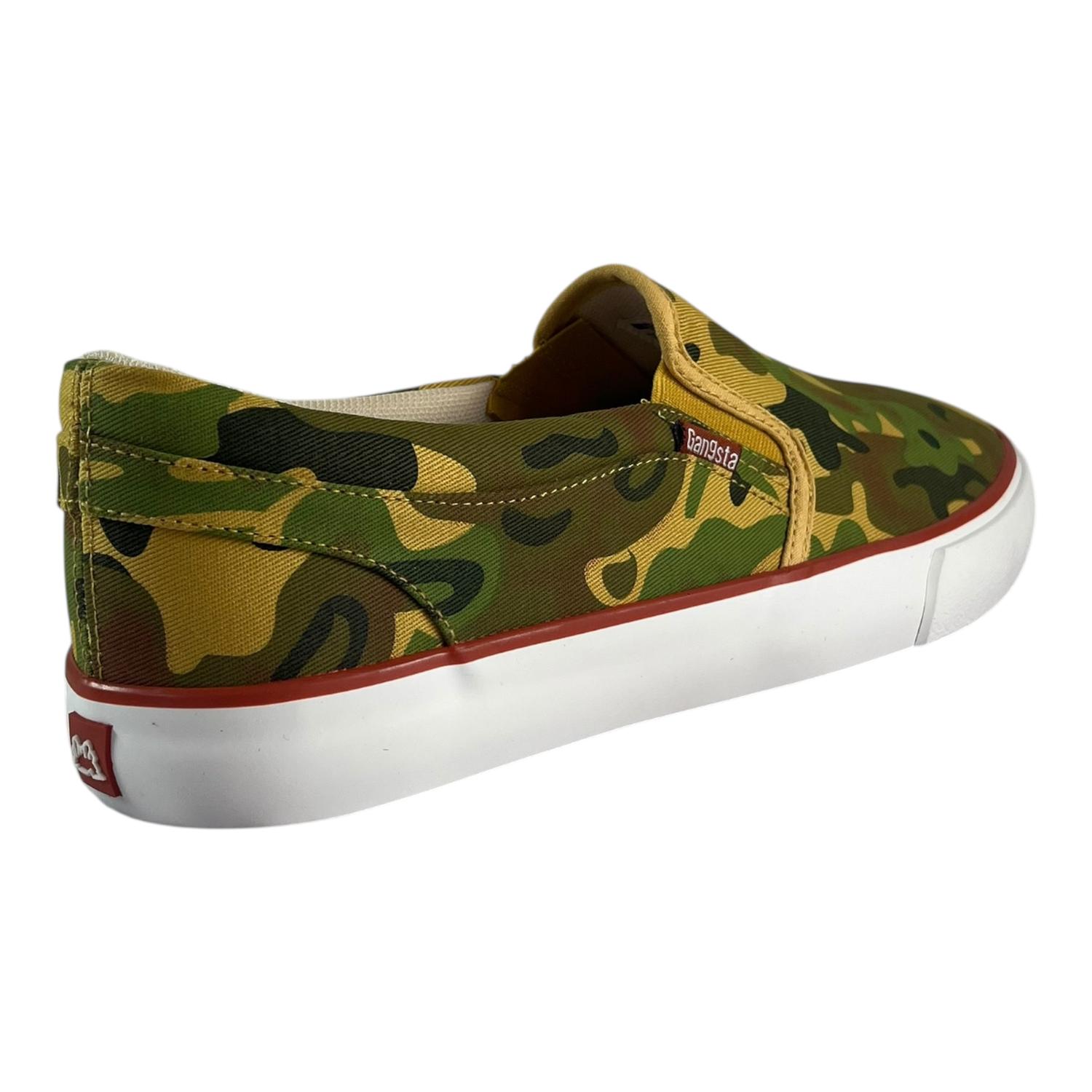 ZAPATILLA URBANA GANGSTA SLIP ON VERDE CAMO HOMBRE - 2