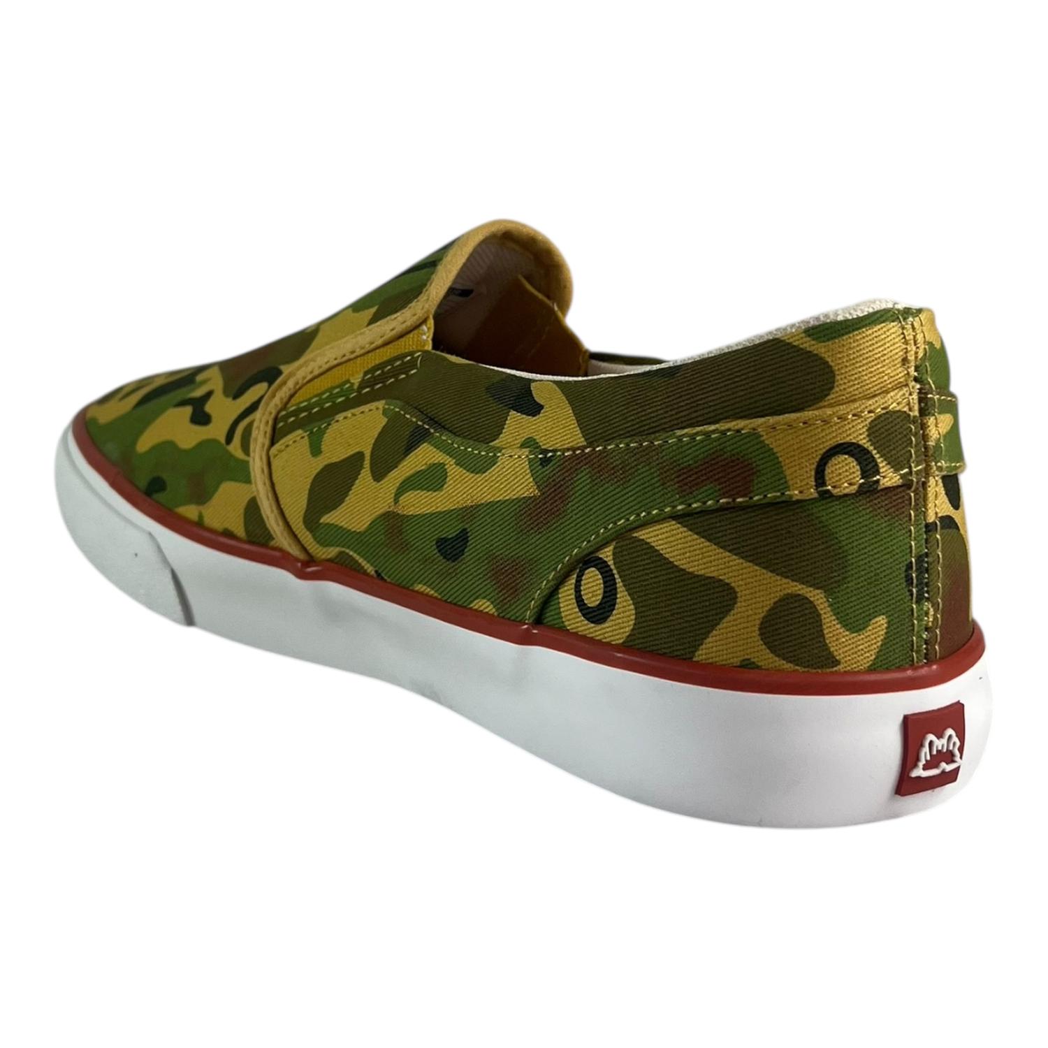 ZAPATILLA URBANA GANGSTA SLIP ON VERDE CAMO HOMBRE - 3