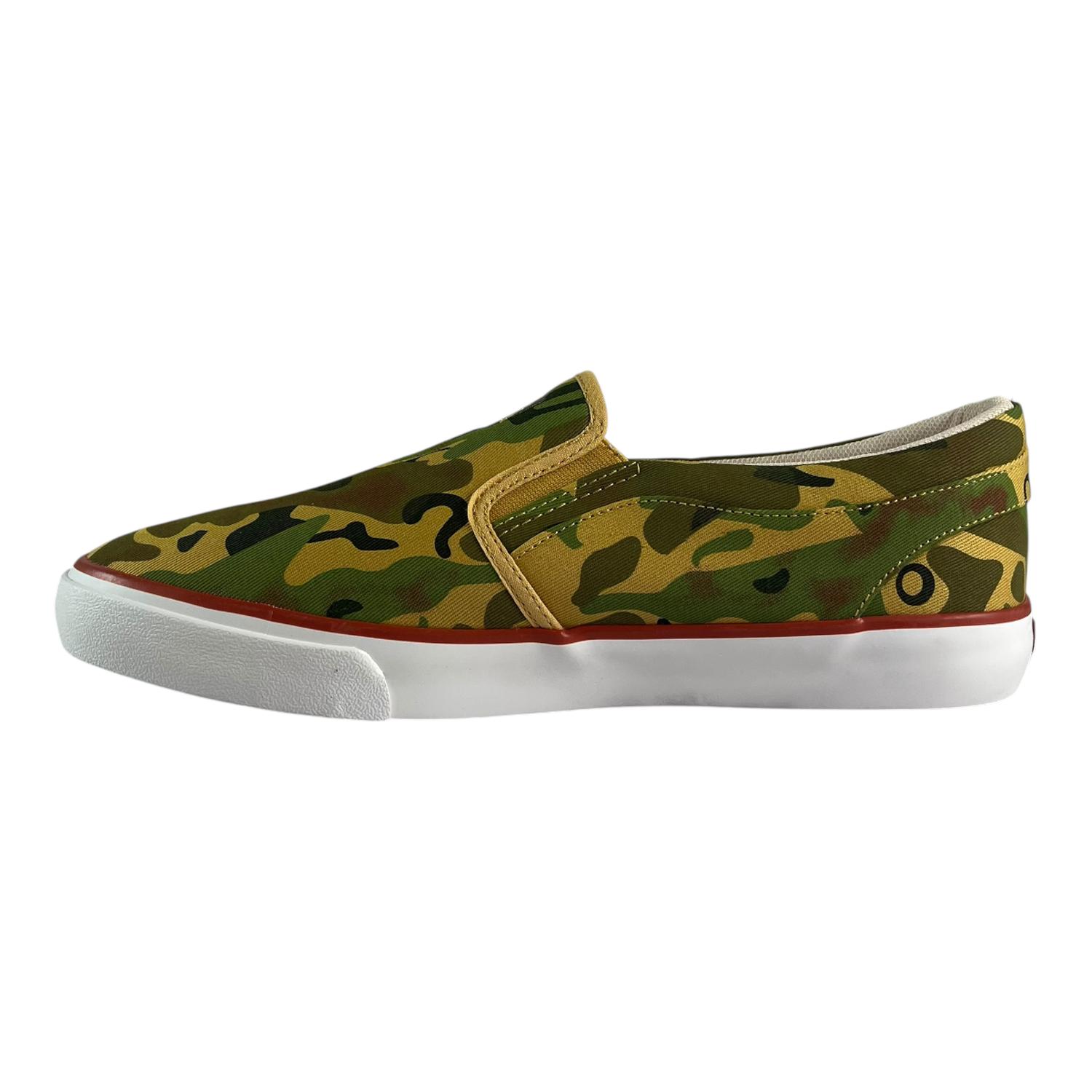 ZAPATILLA URBANA GANGSTA SLIP ON VERDE CAMO HOMBRE - 4