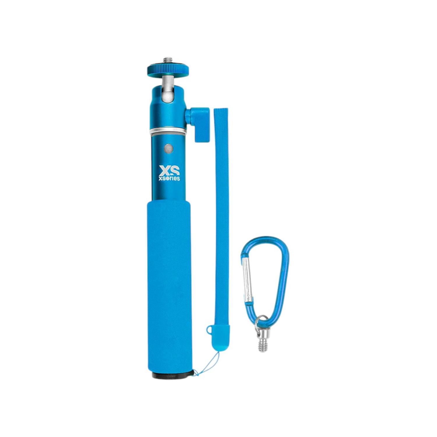 BASTON EXTENSIBLE AZUL 18-49 CM PARA GOPRO - 1