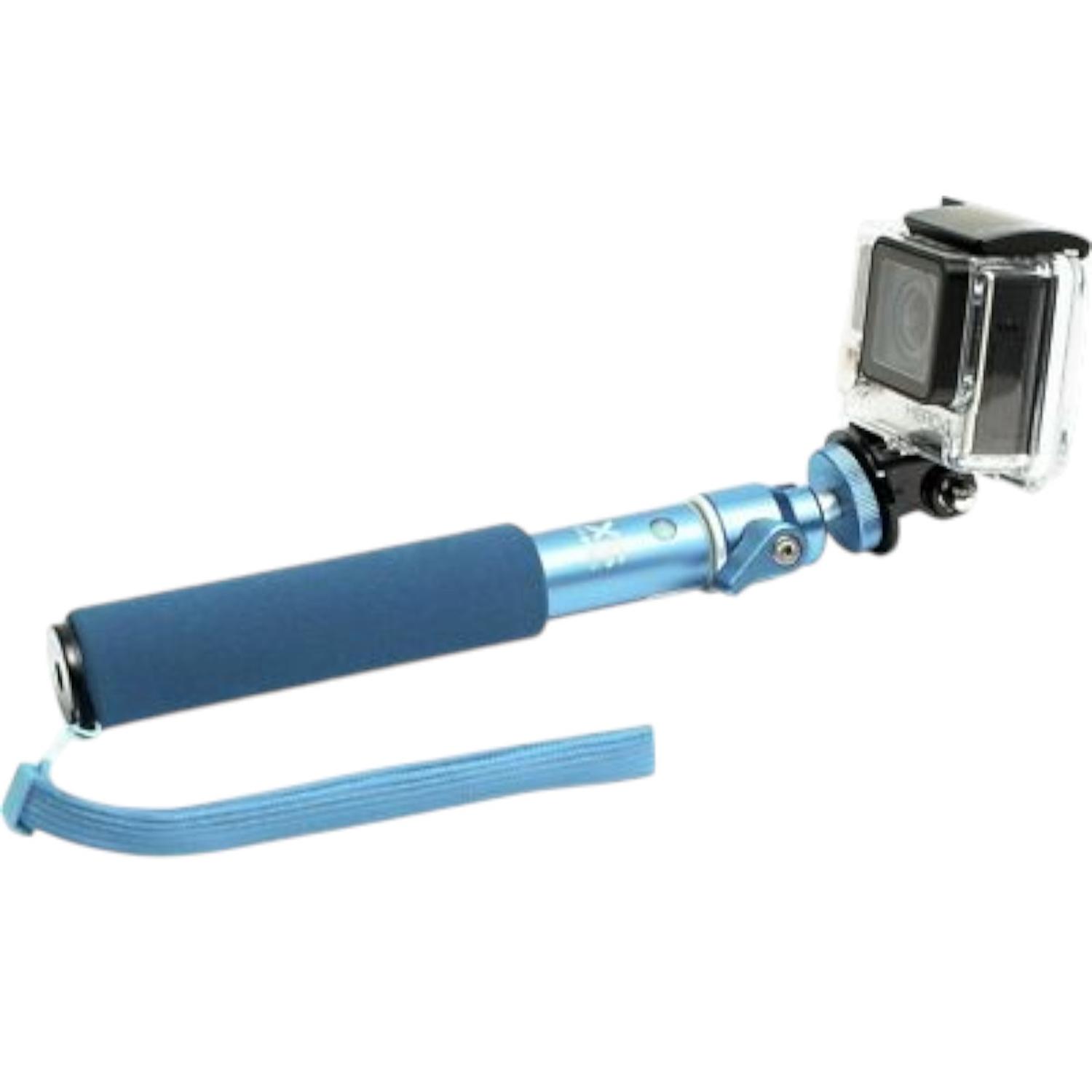 BASTON EXTENSIBLE AZUL 18-49 CM PARA GOPRO - 2