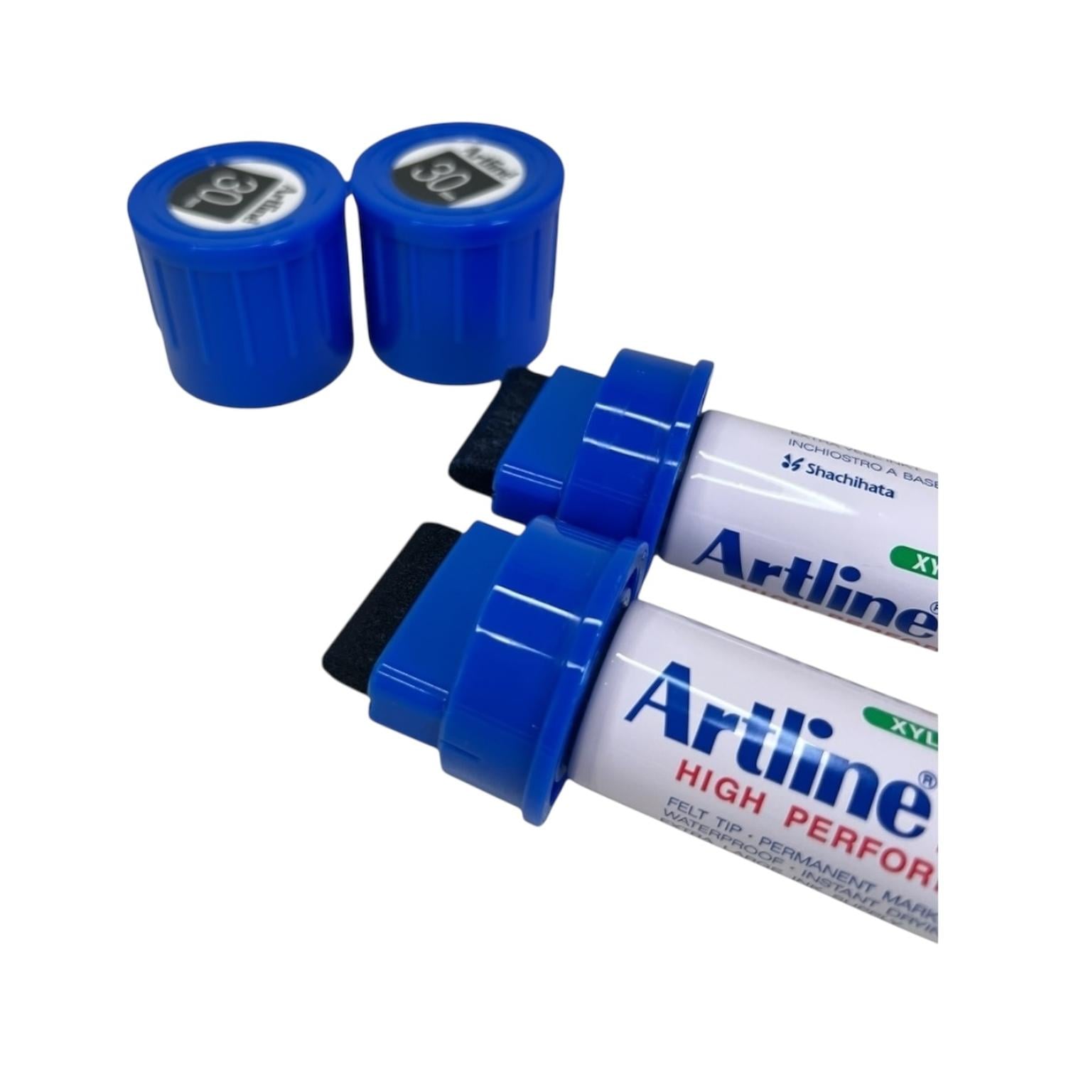 PLUMON PERMANENTE ARTLINE 130 PUNTA 30MM AZUL 6 UNI - 3