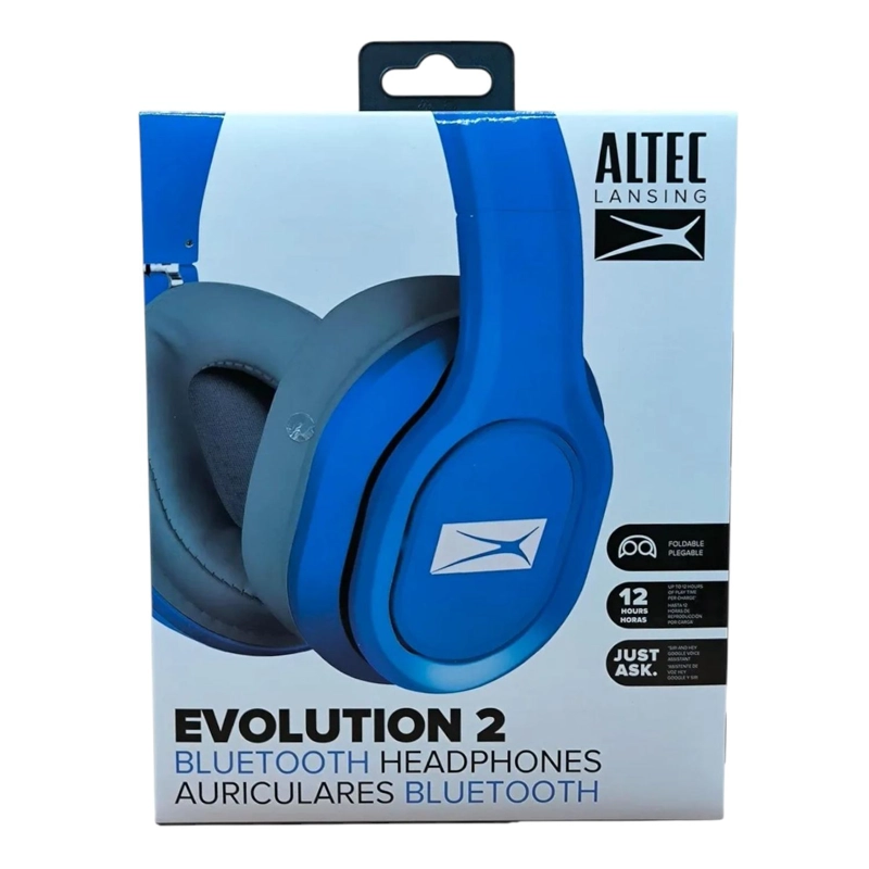 AUDIFONOS ALTEC BLUETOOTH EVOLUTION 2 AZUL MZX668 - 2