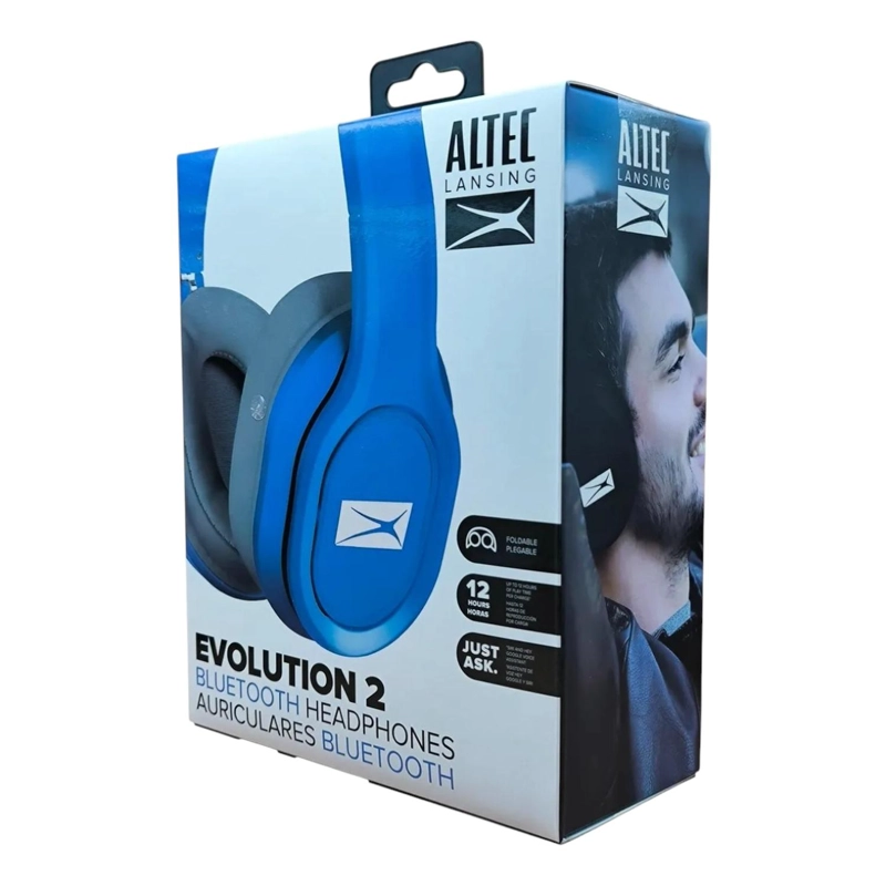 AUDIFONOS ALTEC BLUETOOTH EVOLUTION 2 AZUL MZX668 - 4