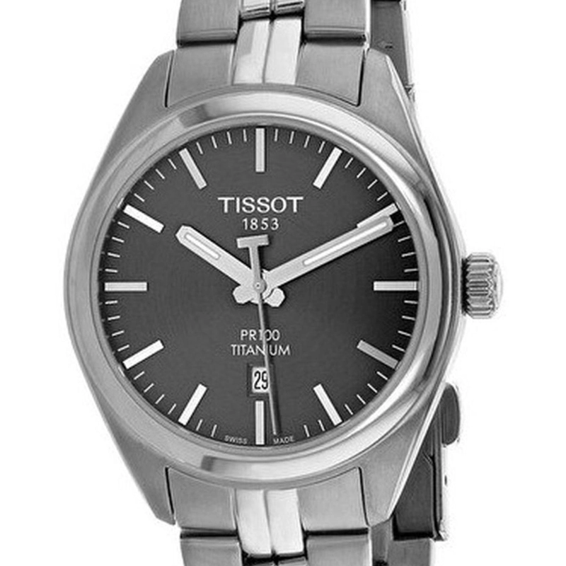 RELOJ TISSOT MUJER PR100 TITANIUM T1012104406100 - 1