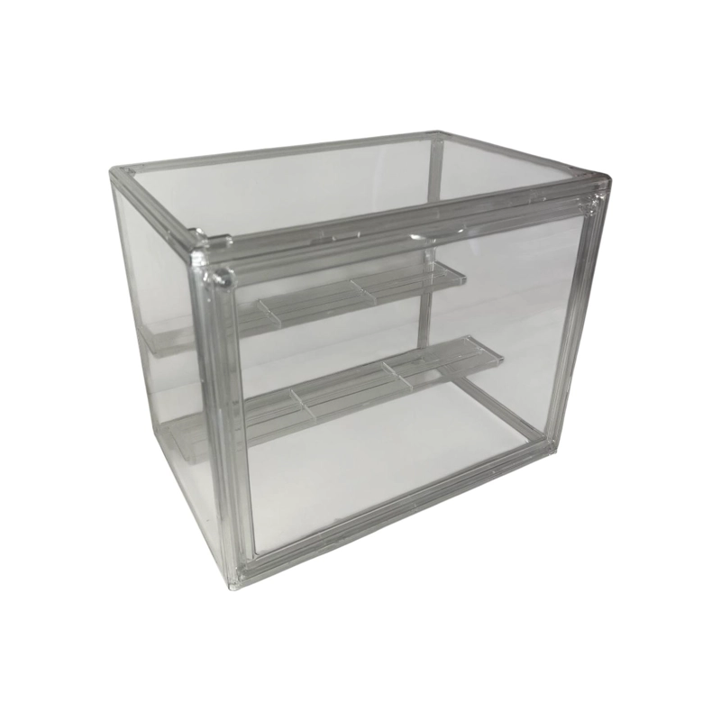 PACK 5 CAJA ORGANIZADORA CON REPISA REMOVIBLE APILABLE - 1