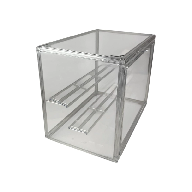 PACK 5 CAJA ORGANIZADORA CON REPISA REMOVIBLE APILABLE - 2