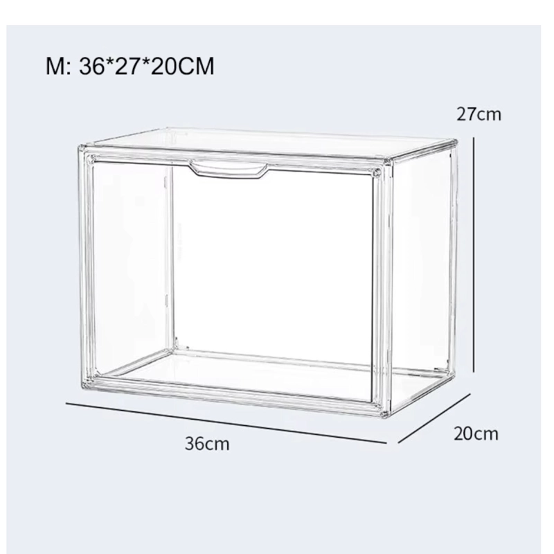 PACK 10 CAJAS ORGANIZADORA MEDIA CARTERAS BOLSOS APILABLE - 2