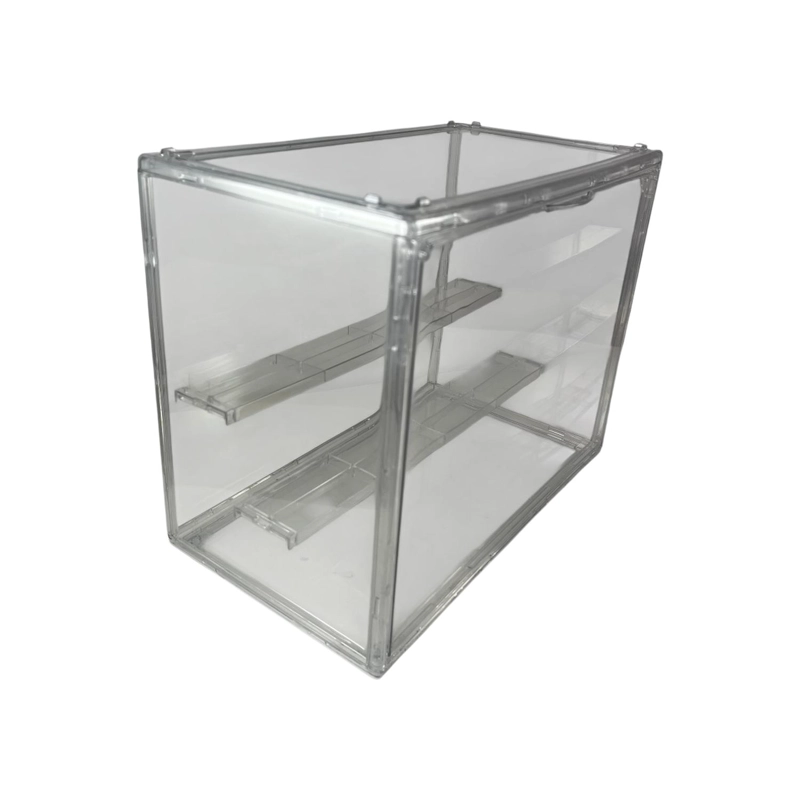 PACK 10 CAJAS ORGANIZADORA CON REPISA REMOVIBLE APILABLE - 1