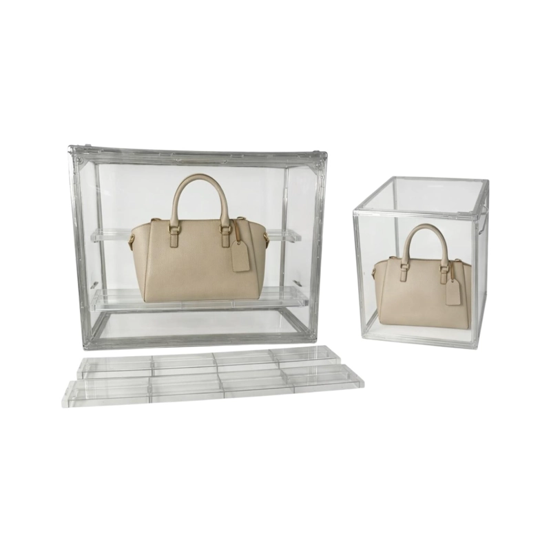PACK 10 CAJAS ORGANIZADORA CON REPISA REMOVIBLE APILABLE - 3