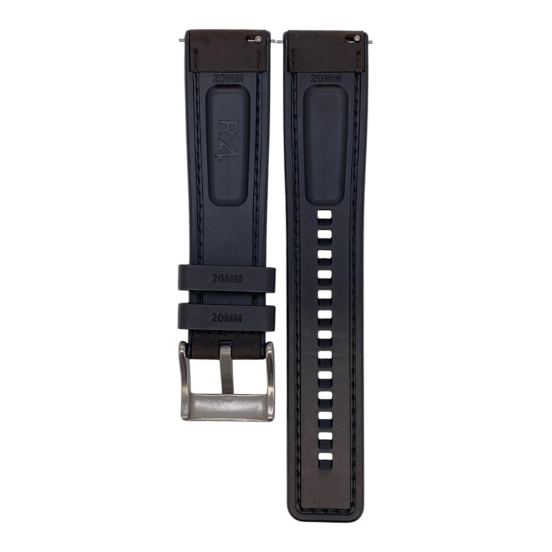 CORREA RELOJ CUERO RESINA R24 RANGER QUICK RELEASE TAMAÑO 24 - 2