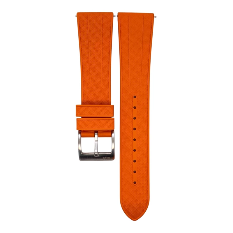 CORREA RELOJ CAUCHO FKM R24 FORTIS QUICK RELEASE TAMAÑO 18 - 1