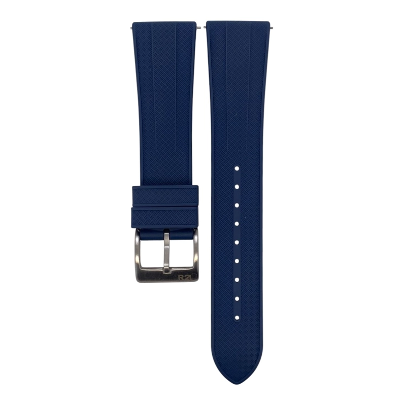 CORREA RELOJ CAUCHO FKM R24 FORTIS QUICK RELEASE TAMAÑO 22 - 1