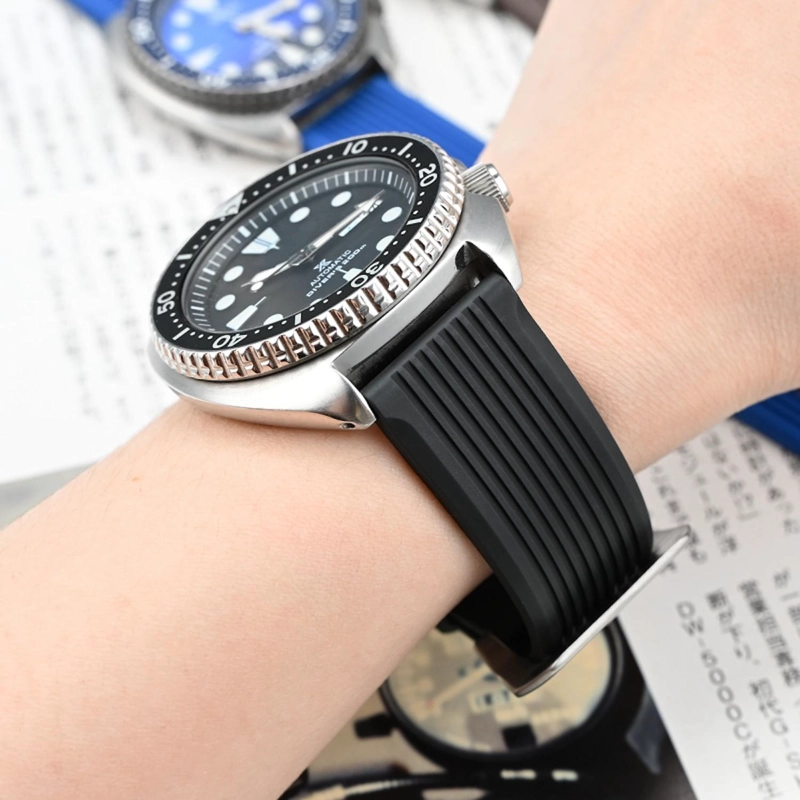CORREA RELOJ CAUCHO FKM R24 GUARDIAN QUICK RELEASE TAMAÑO 22 - 6