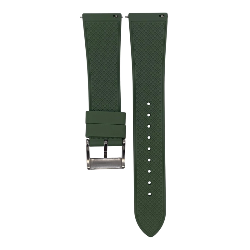 CORREA RELOJ CAUCHO FKM R24 FORTIS QUICK RELEASE TAMAÑO 24 - 2