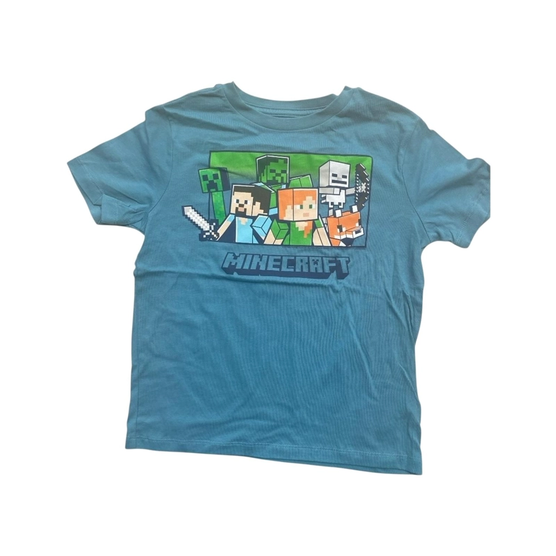 POLERA MINECRAFT CHARACTERS VERDE NIÑO - 1