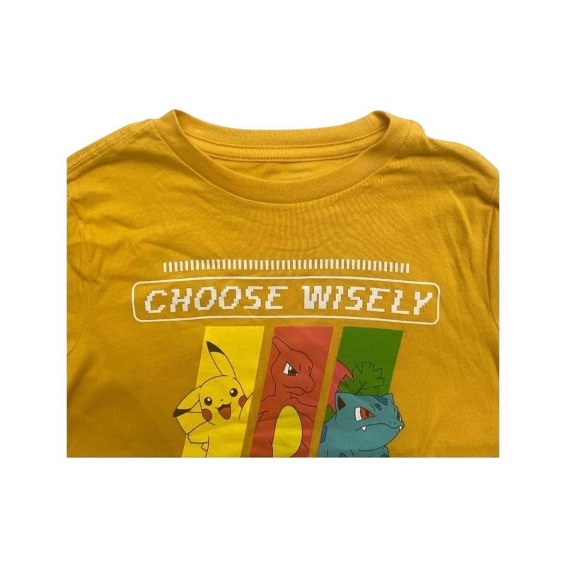 POLERA POKEMON CHOOSE WISELY NIÑO - 3