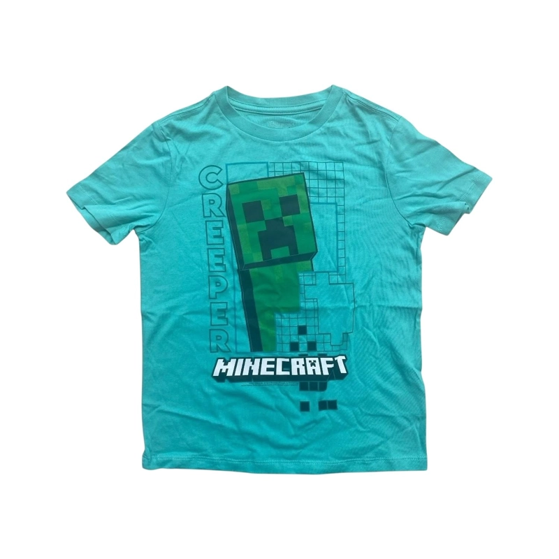 POLERA MINECRAFT CREEPER VERDE NIÑO - 1