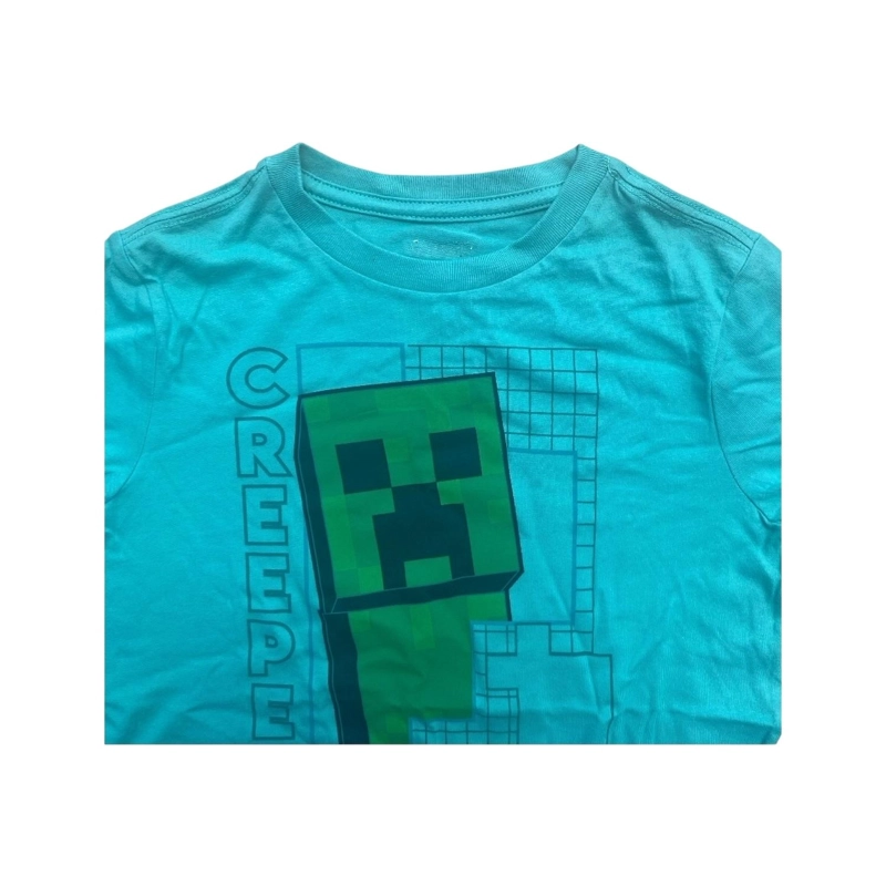 POLERA MINECRAFT CREEPER VERDE NIÑO - 3
