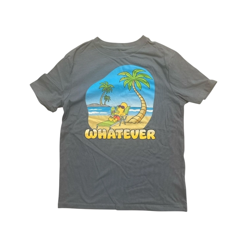 POLERA BART SIMPSON WHATEVER AZUL NIÑO - 1
