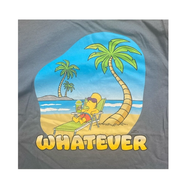 POLERA BART SIMPSON WHATEVER AZUL NIÑO - 2