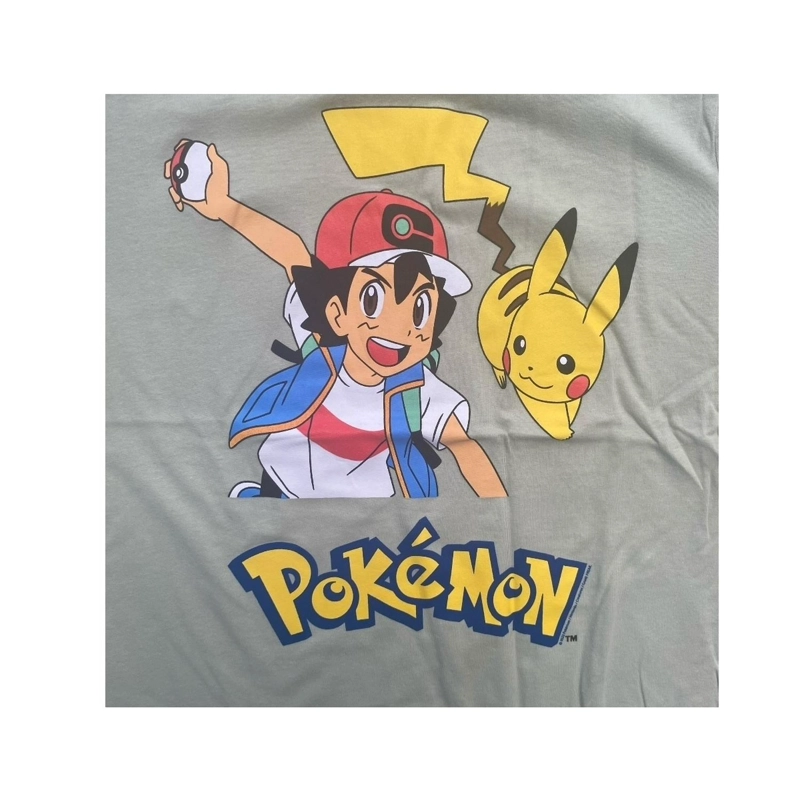 POLERA POKEMON ASH Y PIKACHU NIÑO - 2