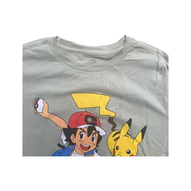 POLERA POKEMON ASH Y PIKACHU NIÑO - 3