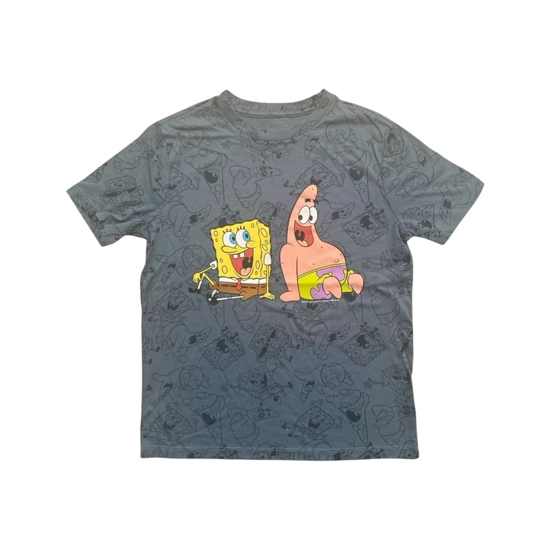 POLERA BOB ESPONJA Y PATRICIO AZUL NIÑO - 1